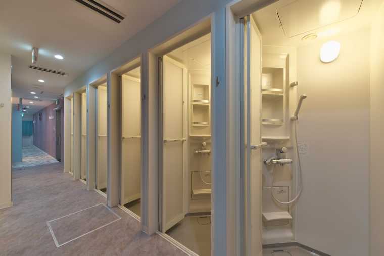 カルド伊丹店のシャワールーム