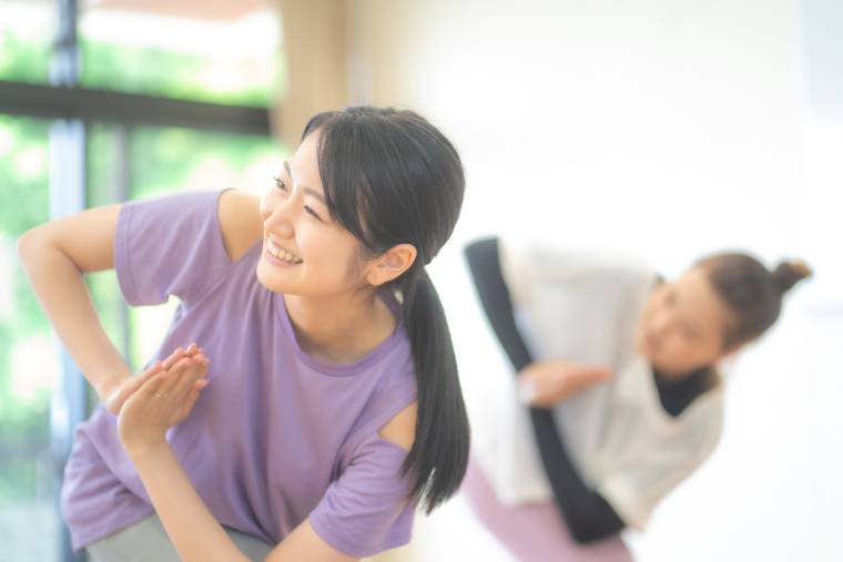 ホットヨガのレッスン