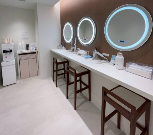 the SILKのパウダールーム