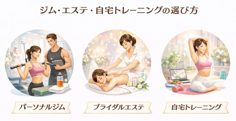 ジム・エステ・自宅トレーニングの選び方