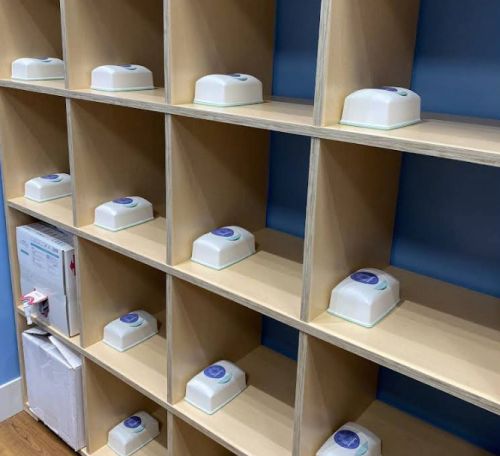 CLUB PILATESのロッカー