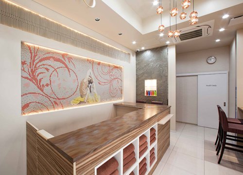 カルドたまプラーザ店の受付