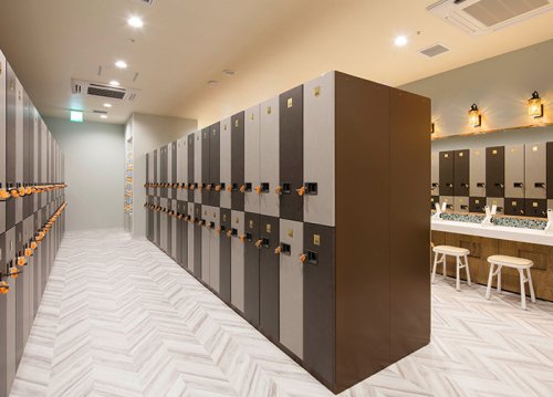 カルド戸塚のロッカールーム